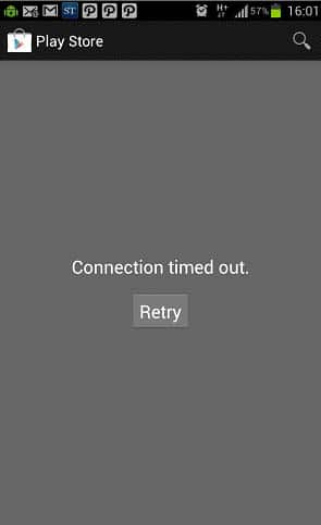  lỗi "Connection Timed Out" trên Google Play Store