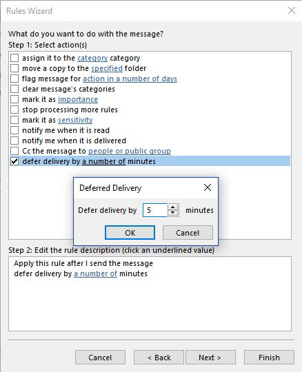 Kích hoạt tính năng Undo Send trên Microsoft Outlook như thế nào?