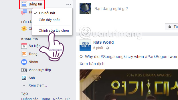 Follow trên Facebook