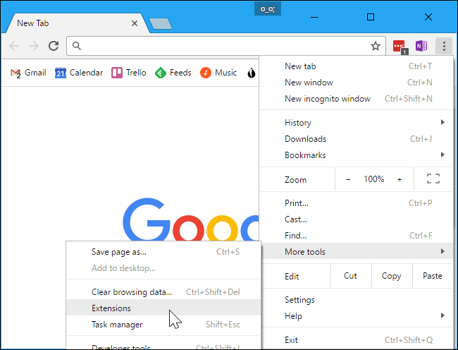 Cách tạo phím tắt tùy chỉnh cho tiện ích mở rộng trên trình duyệt Chrome