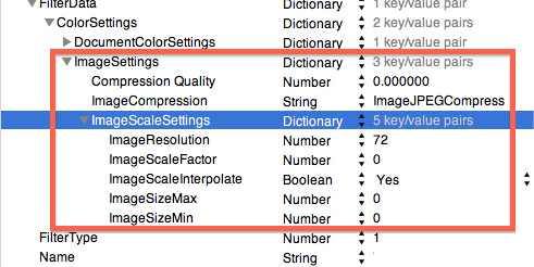 Điều chỉnh thông số  Nén file PDF trên macOS