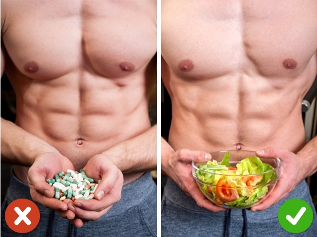 Uống nhiều vitamin Uống nhiều vitamin