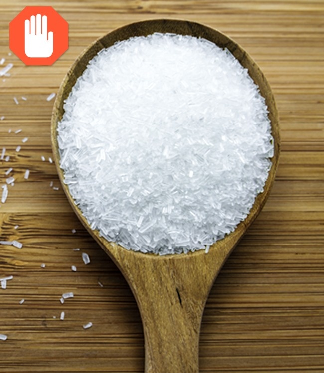 Tránh sử dụng bột ngọt (mì chính) Tránh sử dụng bột ngọt (mì chính)