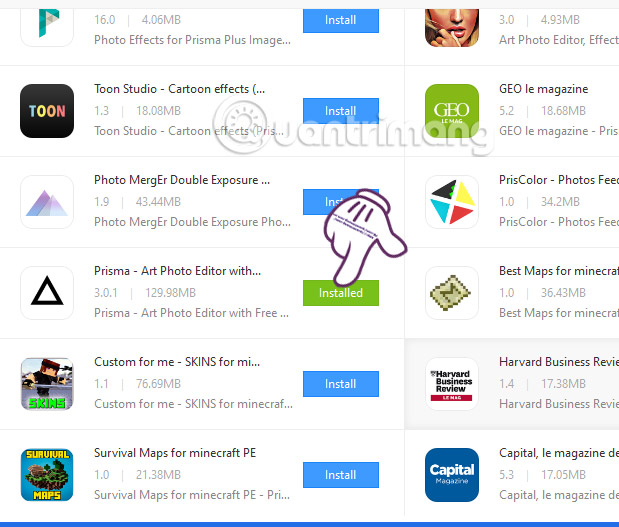 Ứng dụng đã được cài đặt trên iPhone Ứng dụng đã được cài đặt trên iPhone