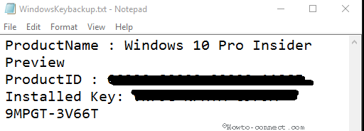 2 cách sao lưu Product Key trên Windows 10, 8 và 8.1