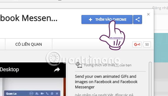 Cài đặt GIFUR trên Chrome