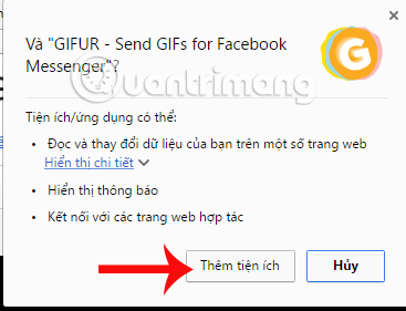 Bộ biểu tượng cảm xúc GIFUR cho Facebook Messenger
