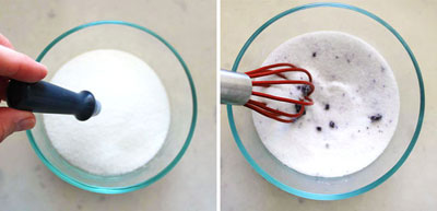 Trộn đường và phẩm màu   Trộn đường và phẩm màu