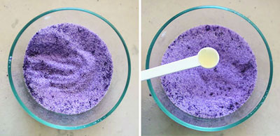 Cho thêm lòng trắng trứng vào hỗn hợp   Cho thêm lòng trắng trứng vào hỗn hợp