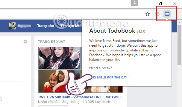 Biểu tượng tiện ích Todobook