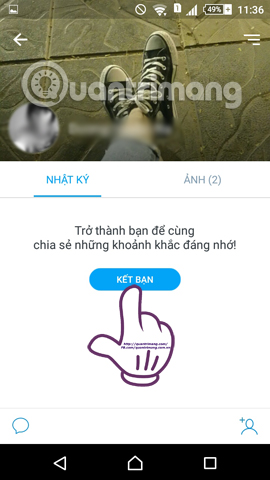 Tìm kiếm bạn bè trên Zalo 