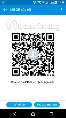 Mã QR trên Zalo