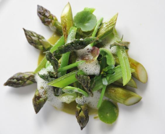 Món chay của khách sạn Whitebrook, Monmouthshire