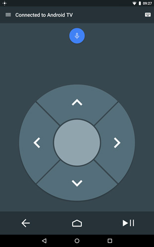 Giao diện của Android TV Remote Control