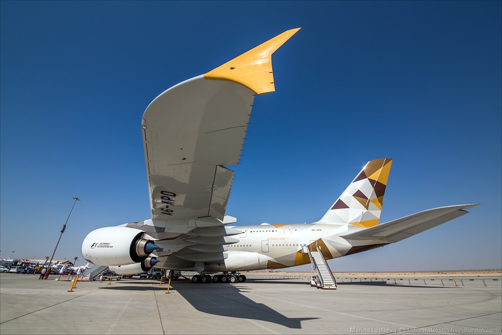 Máy bay của hãng Etihad Airways