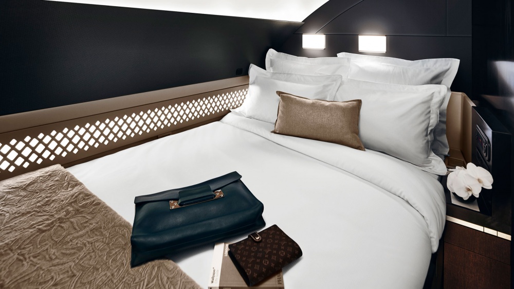 Phòng ngủ trên khoang hạng "residence" 