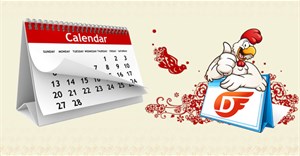 Cách lên lịch sự kiện Tết với bộ lịch CalendarDC