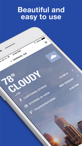 Ứng dụng thời tiết The Weather Channel