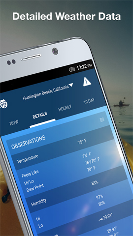 Ứng dụng thời tiết WeatherBug