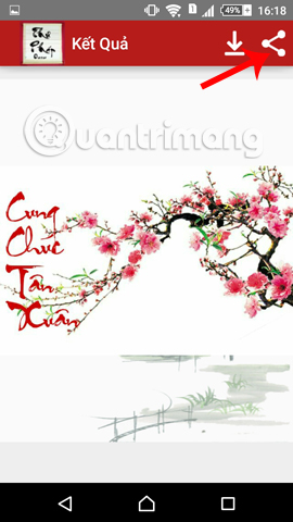 Chia sẻ bức tranh chữ thư pháp