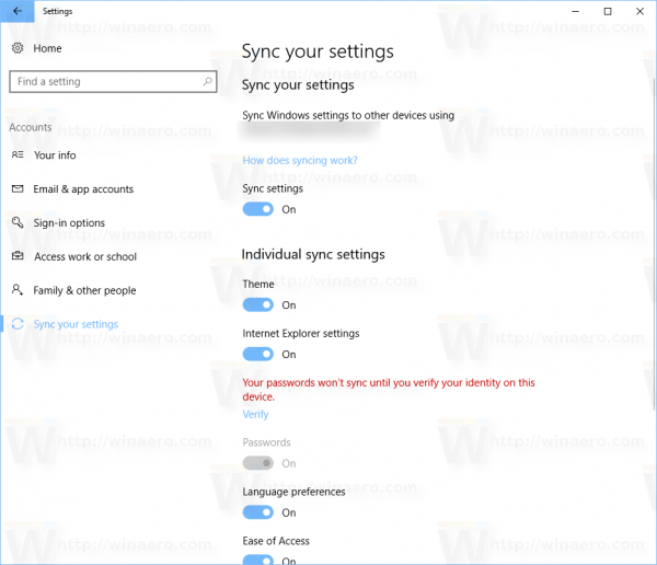 Ngăn Windows 10 đồng bộ theme giữa các thiết bị với nhau