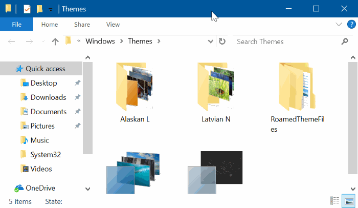 3 cách để xóa theme đã cài đặt trên Windows 10