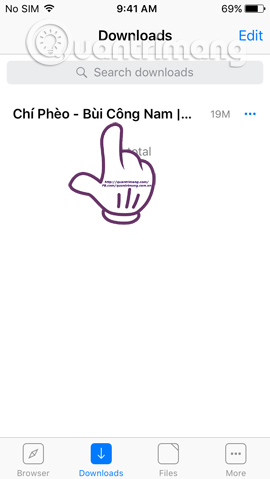 Video Youtube tải bằng Browser and File Manager for Documents