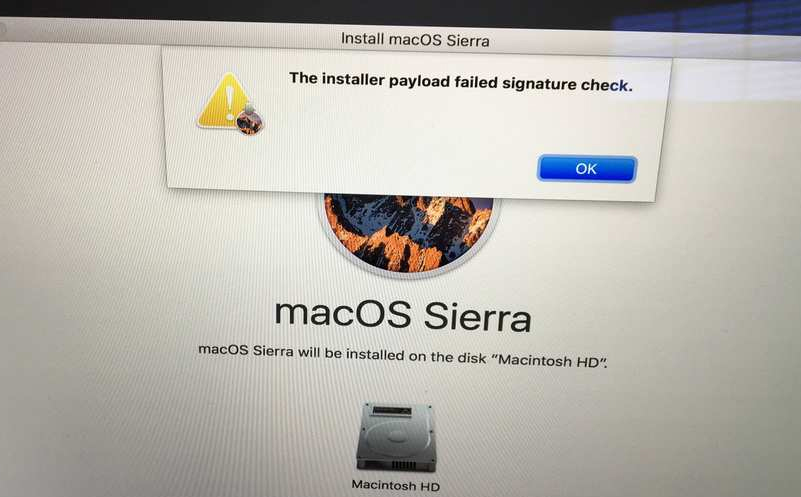 Cách sửa lỗi signature khi nâng cấp macOS