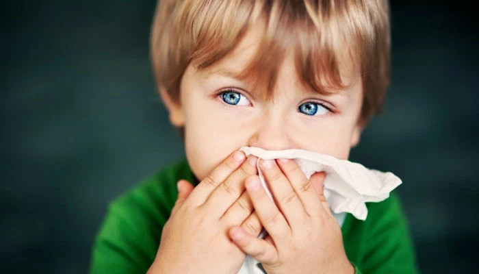 Che mũi và miệng khi ho 