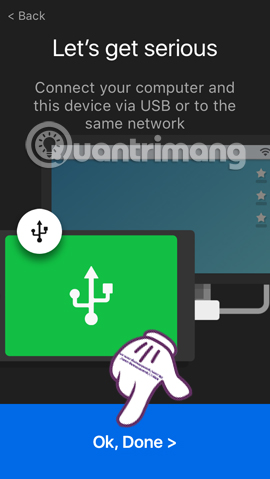 QuadroSync trên iPhone