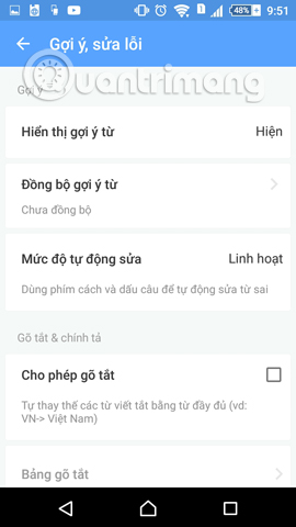 Gợi ý, sửa lỗi trên Laban Key