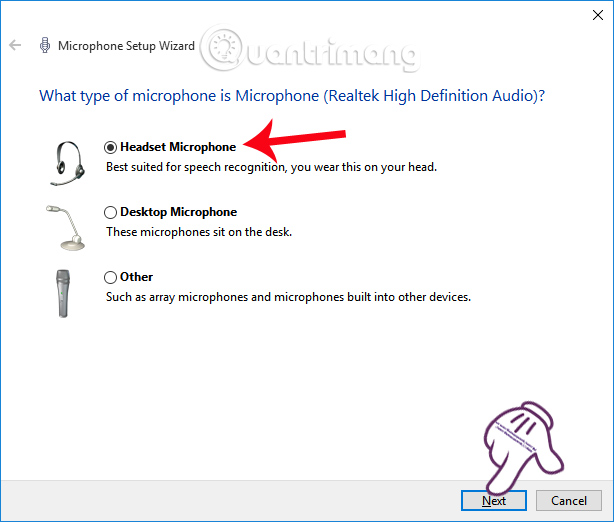 Kiểm tra kết nối microphone trên Windows 10