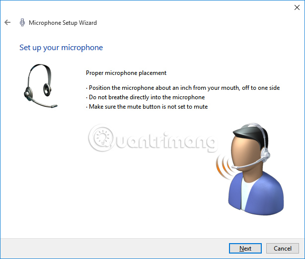 Cài đặt Microphone trên Windows 10