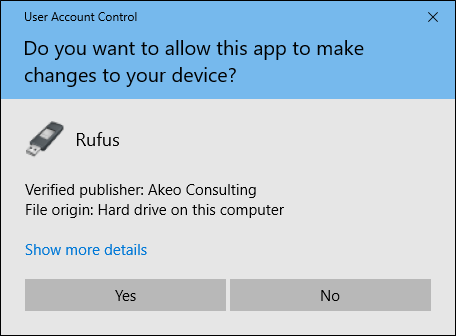 Chọn Yes để tiếp tục