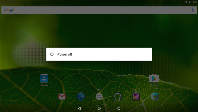 Hộp thoại "Power Off"