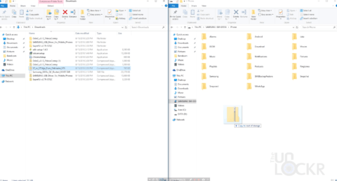Copy debloater.zip vào bộ nhớ trong điện thoại