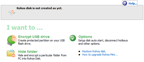 Sử dụng Rohos Mini Drive Sử dụng Rohos Mini Drive