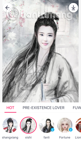 Đổi hiệu ứng mới cho hình ảnh