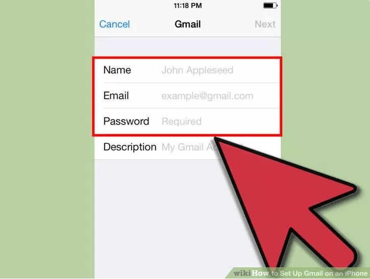 Chọn các chức năng Gmail