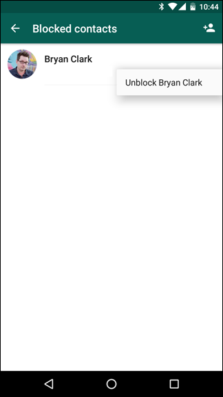 Bỏ chặn trên Android