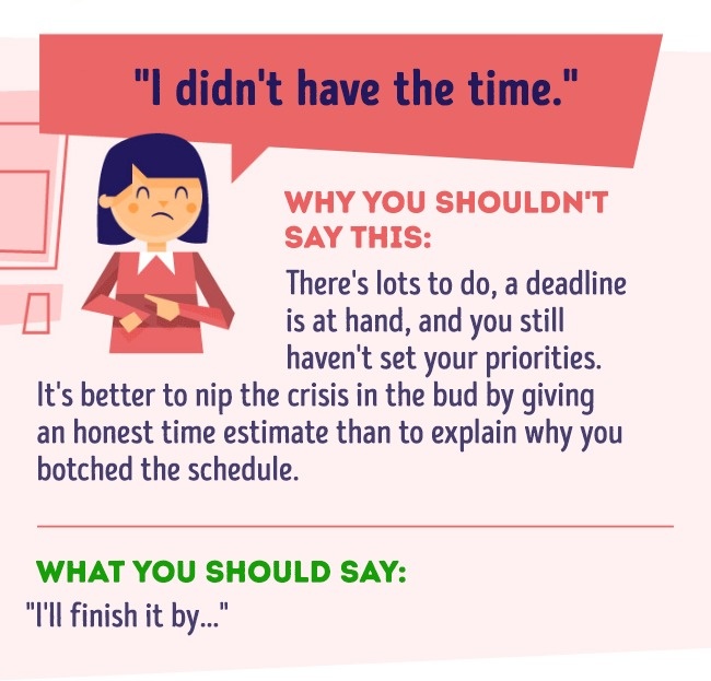 Tôi không có thời gian Tôi không có thời gian