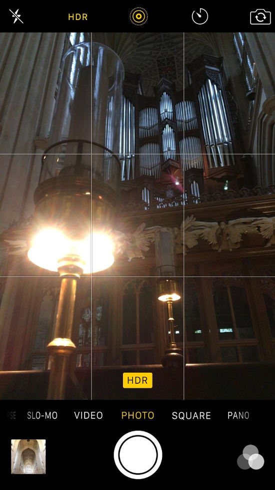 Sử dụng chế độ HDR