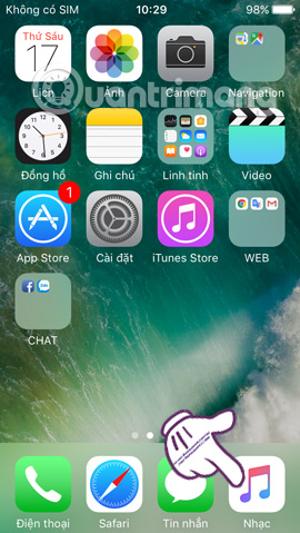 Musiksymbol auf dem iPhone