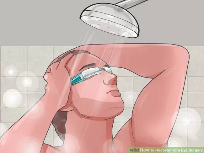 Tránh để nước vào mắt