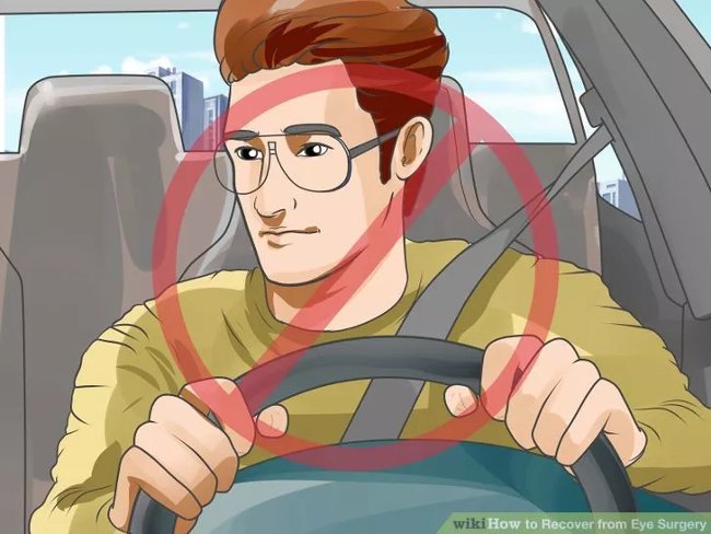 Không lái xe ngay sau khi phẫu thuật