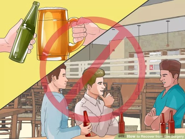 Tránh thức uống có cồn trong thời gian hồi phục