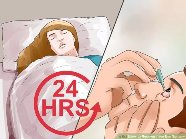 Nghỉ ngơi ít nhất 24 tiếng sau khi phẫu thuật đục thủy tinh thể