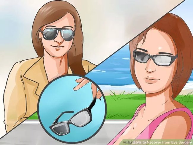 Bảo vệ mắt khỏi ánh sáng trực tiếp từ mặt trời