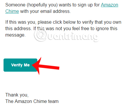 Cách đăng ký tài khoản chat video Chime Amazon
