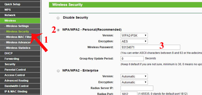 Cách đổi mật khẩu wifi FTP